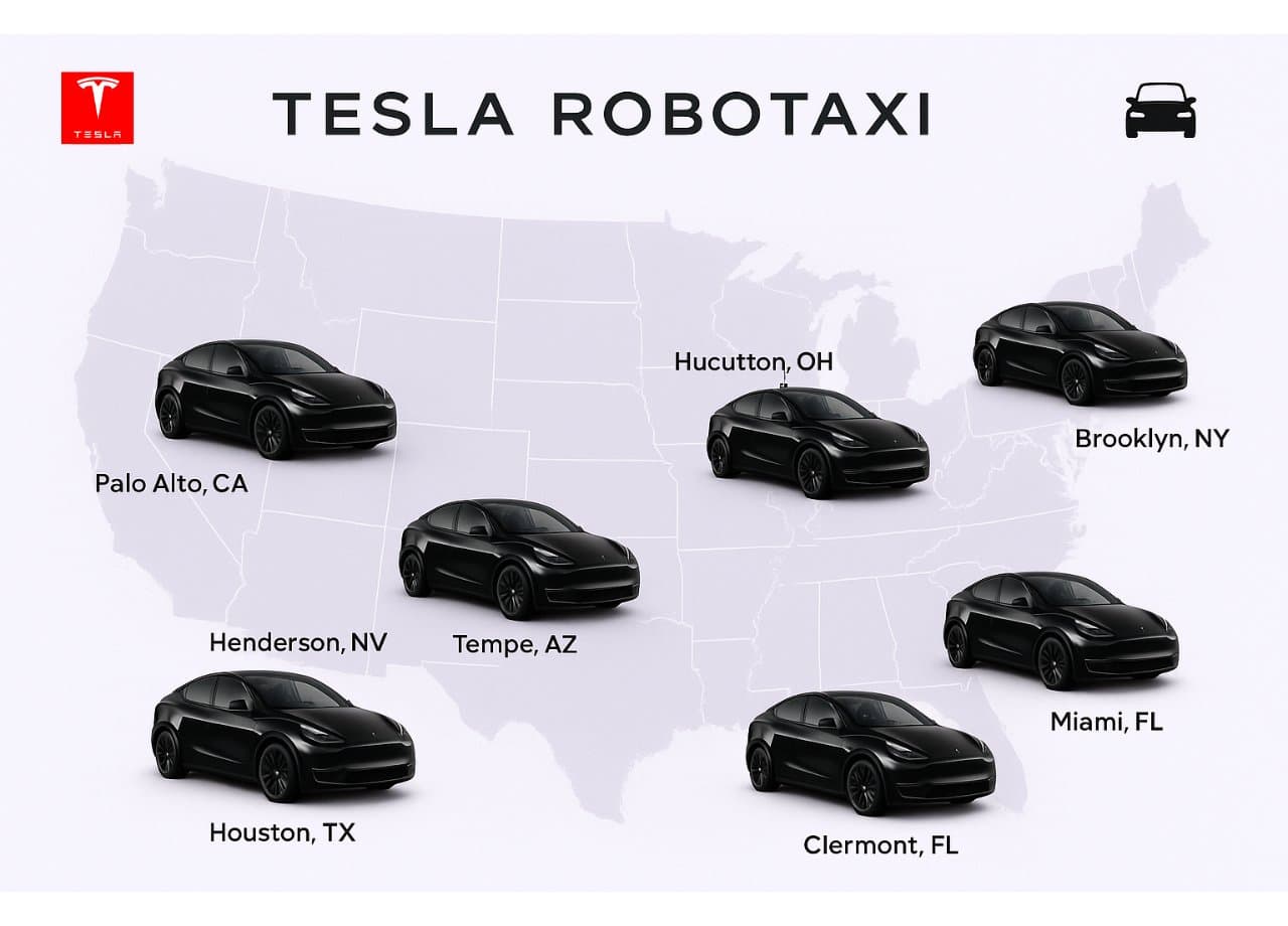 Expanze Tesla Robotaxi