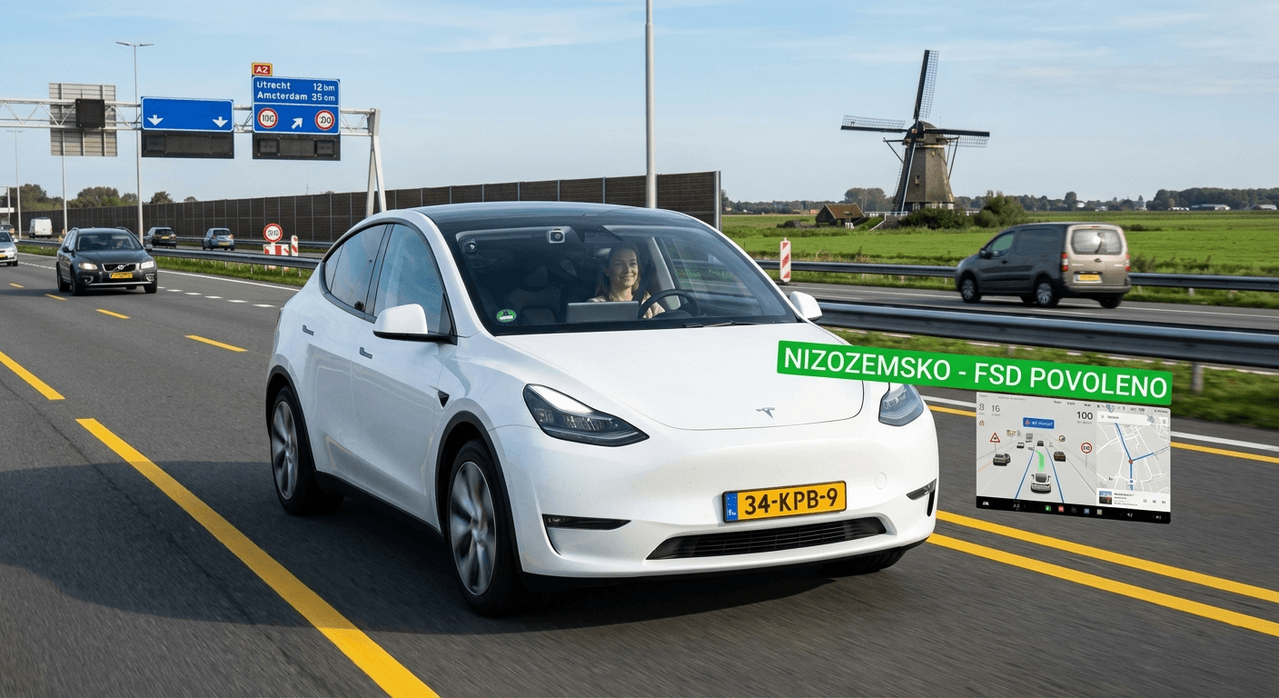 Tesla FSD v Evropě